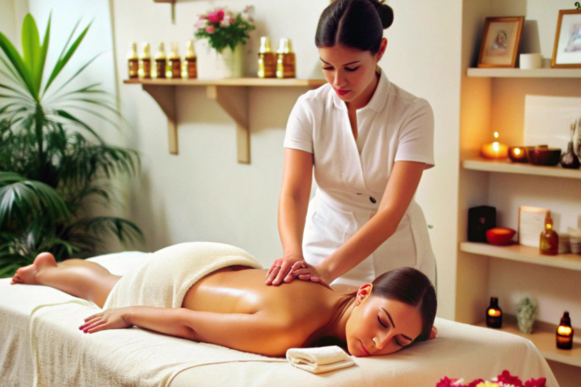 Aroma Full Body Massage in Guindy Chennai at Tulips Spa
